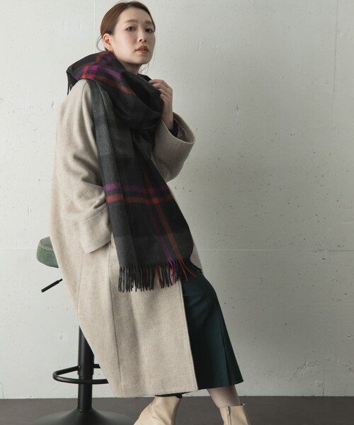 sheller 2wayトレンチステッチワンピース