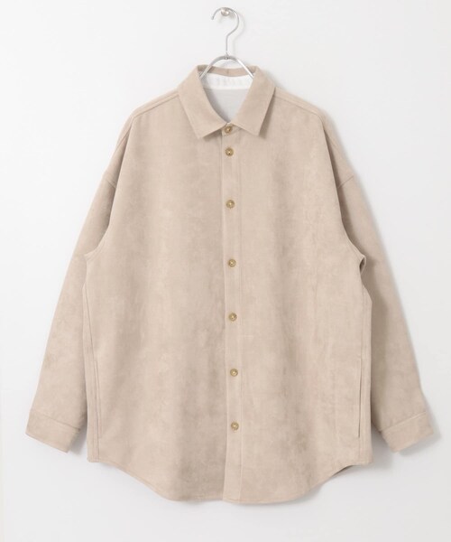 URBAN RESEARCH Sonny Label(アーバンリサーチサニーレーベル)の「ヴィーガンレザーシャツ(その他・メンズ・ベージュ/ブラック・FREE)」の13枚目の写真