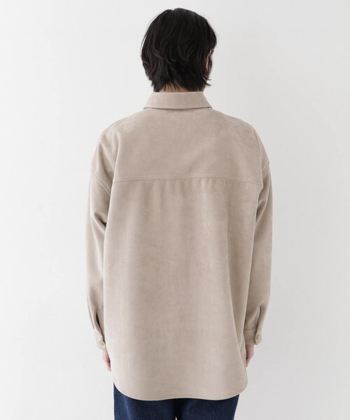 URBAN RESEARCH Sonny Label(アーバンリサーチサニーレーベル)の「ヴィーガンレザーシャツ(その他・メンズ・ベージュ/ブラック・FREE)」の11枚目の写真
