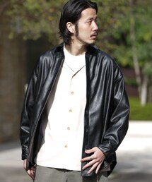 URBAN RESEARCH Sonny Label | ヴィーガンレザーシャツ(その他)