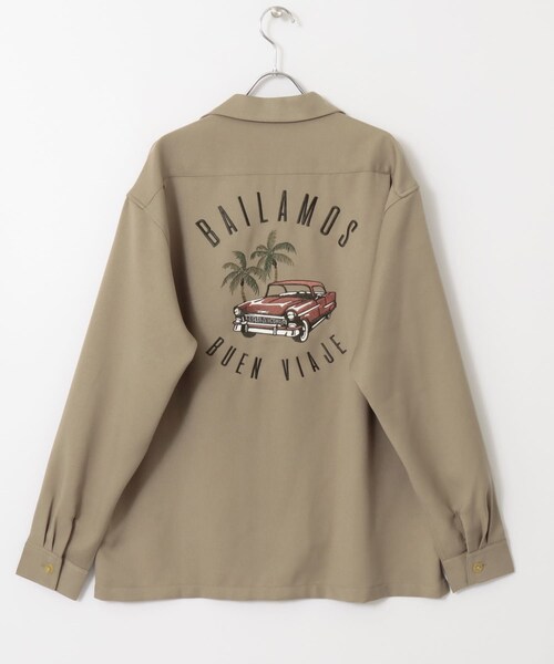 URBAN RESEARCH Sonny Label（アーバンリサーチサニーレーベル）の「L.A.モチーフ刺繍シャツ（その他・メンズ・アイボリー/ベージュ/ライトカーキ/パープル・M/L）」の22枚目の写真