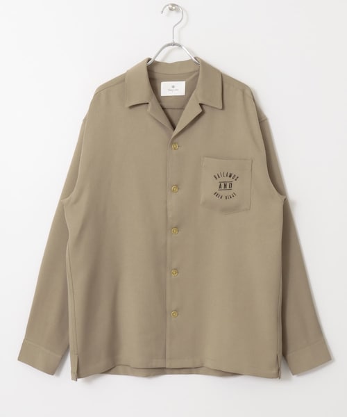 URBAN RESEARCH Sonny Label（アーバンリサーチサニーレーベル）の「L.A.モチーフ刺繍シャツ（その他・メンズ・アイボリー/ベージュ/ライトカーキ/パープル・M/L）」の17枚目の写真