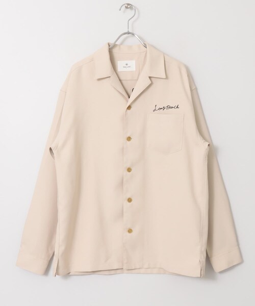 URBAN RESEARCH Sonny Label（アーバンリサーチサニーレーベル）の「L.A.モチーフ刺繍シャツ（その他・メンズ・アイボリー/ベージュ/ライトカーキ/パープル・M/L）」の18枚目の写真