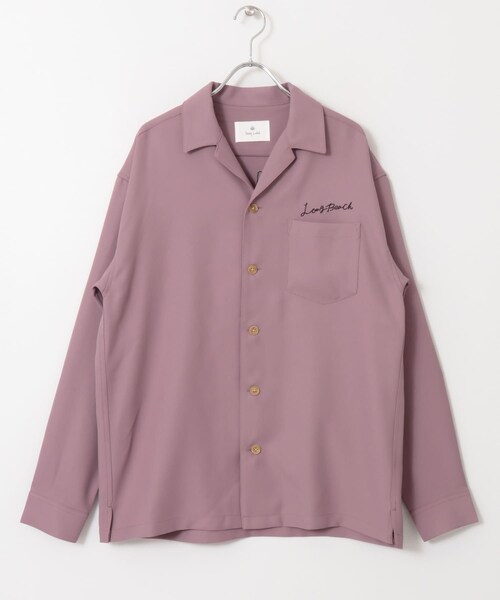 URBAN RESEARCH Sonny Label（アーバンリサーチサニーレーベル）の「L.A.モチーフ刺繍シャツ（その他・メンズ・アイボリー/ベージュ/ライトカーキ/パープル・M/L）」の20枚目の写真