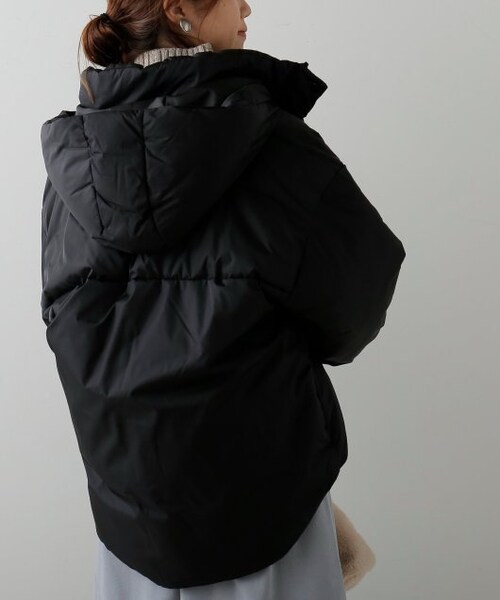 frames RAY CASSIN（フレームスレイカズン）の「フラップポケットオーバーサイズダウン（ジャケット/アウター・レディース・黒/カーキ/ベージュ・FREE）」の20枚目の写真