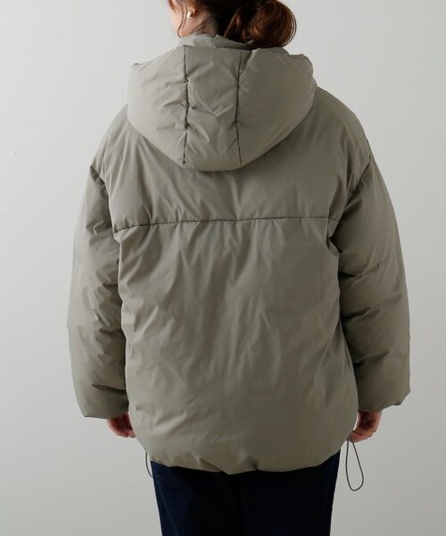 frames RAY CASSIN（フレームスレイカズン）の「フラップポケットオーバーサイズダウン（ジャケット/アウター・レディース・黒/カーキ/ベージュ・FREE）」の9枚目の写真