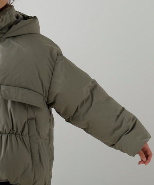 frames RAY CASSIN（フレームスレイカズン）の「フラップポケットオーバーサイズダウン（ジャケット/アウター・レディース・黒/カーキ/ベージュ・FREE）」の13枚目の写真