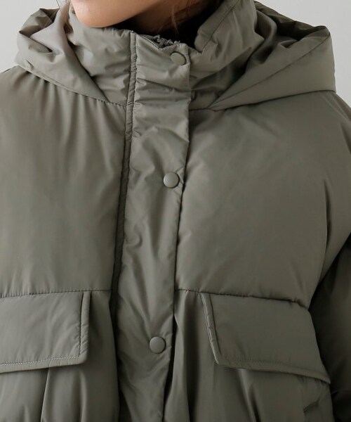 frames RAY CASSIN（フレームスレイカズン）の「フラップポケットオーバーサイズダウン（ジャケット/アウター・レディース・黒/カーキ/ベージュ・FREE）」の11枚目の写真