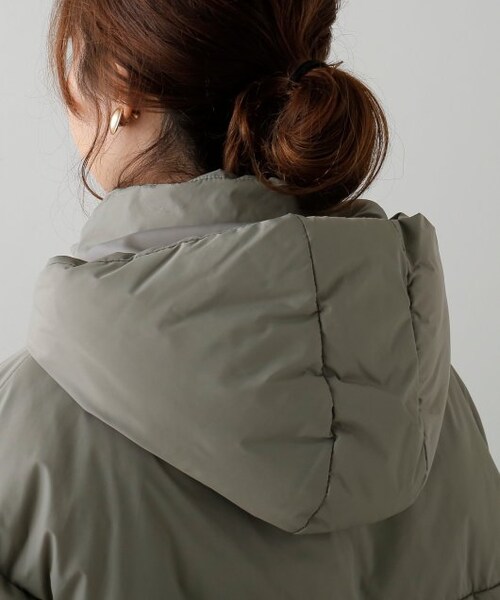 frames RAY CASSIN（フレームスレイカズン）の「フラップポケットオーバーサイズダウン（ジャケット/アウター・レディース・黒/カーキ/ベージュ・FREE）」の10枚目の写真