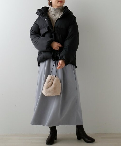 frames RAY CASSIN（フレームスレイカズン）の「フラップポケットオーバーサイズダウン（ジャケット/アウター・レディース・黒/カーキ/ベージュ・FREE）」の21枚目の写真