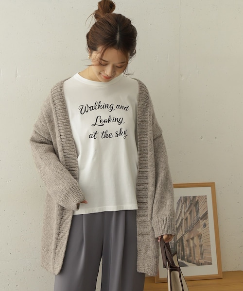 【新品・タグ付き】かぐれ　ペルーローゲージカーディガン　IVORY かぐれ - 新品タグ付◉ ペルーローゲージカーデ かぐれ DOORS アーバン