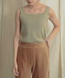 SENSE OF PLACE by URBAN RESEARCH（センスオブプレイスバイアーバンリサーチ）の「【WEB/一部店舗限定】バッククロスニットタンクトップ（その他）」