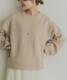 URBAN RESEARCH（アーバンリサーチ）の「片畦ボリュームスリーブニットプルオーバー（その他）」