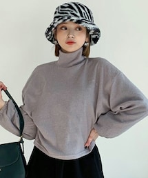 DHOLIC | 起毛ハイネックTシャツ(Tシャツ/カットソー)