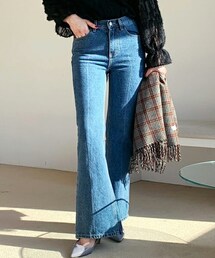 DHOLIC | バックスリットデニムパンツ(デニムパンツ)