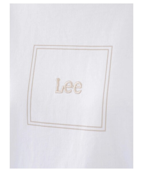 earth music&ecology(アースミュージックアンドエコロジー)の「【先行予約】Lee×earth ロゴプリントTシャツ(トップス・ホワイト/ブラック・F)」の7枚目の写真