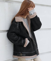 RAY CASSIN（レイカズン）の「エコムートンパイピングジャケット（ジャケット/アウター）」