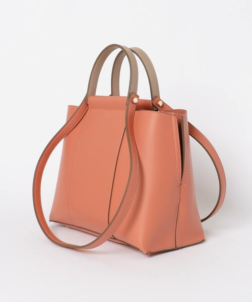 ダブルハンドルトートバッグ　アーバンリサーチロッソ　 ベージュ 仕切り付き URBAN RESEARCH ROSSO WOMEN（アーバンリサーチ ロッソ）の