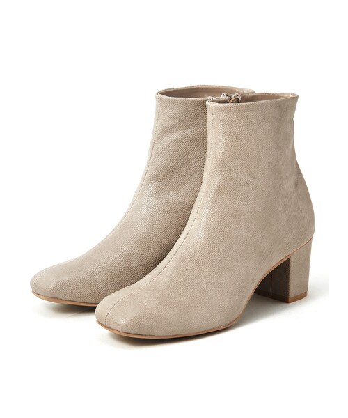 GRL（グレイル）の「スクエアトゥショートブーツ（ブーツ・レディース・ブラウン/ブラック/ベージュ・24.5）」の3枚目の写真