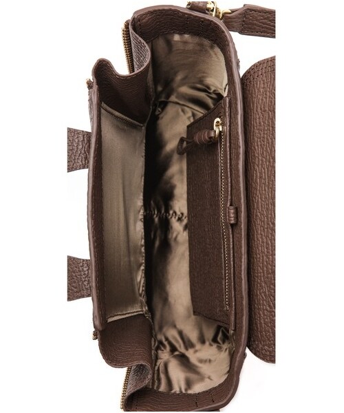 3.1 Phillip Lim(スリーワンフィリップリム)の「3.1 Phillip Lim Pashli Mini Satchel(ショルダーバッグ・Taupe/Black/Ink・One Size)」の8枚目の写真