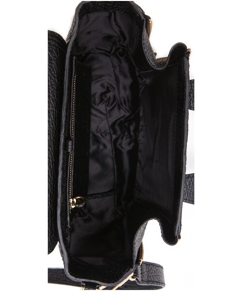 3.1 Phillip Lim(スリーワンフィリップリム)の「3.1 Phillip Lim Pashli Mini Satchel(ショルダーバッグ・Taupe/Black/Ink・One Size)」の4枚目の写真