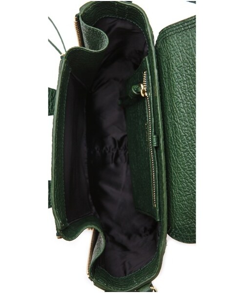 3.1 Phillip Lim(スリーワンフィリップリム)の「3.1 Phillip Lim Pashli Mini Satchel(ショルダーバッグ・Taupe/Black/Ink・One Size)」の2枚目の写真