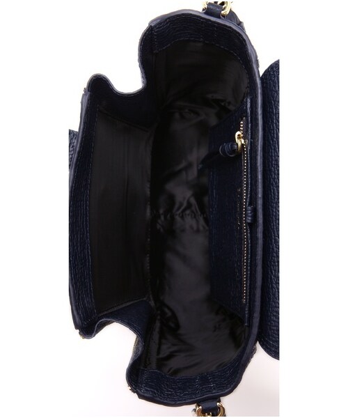 3.1 Phillip Lim(スリーワンフィリップリム)の「3.1 Phillip Lim Pashli Mini Satchel(ショルダーバッグ・Taupe/Black/Ink・One Size)」の10枚目の写真