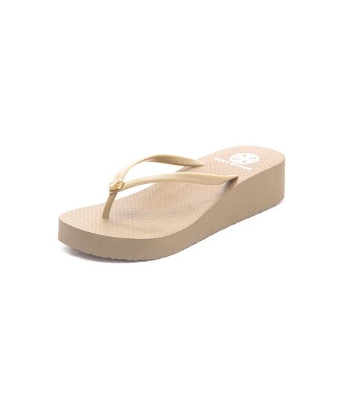 TORY BURCH（トリーバーチ）の「Tory Burch Wedge Thin Flip Flops（サンダル・Khaki/khaki/Black/Black・8/10/9）」の7枚目の写真