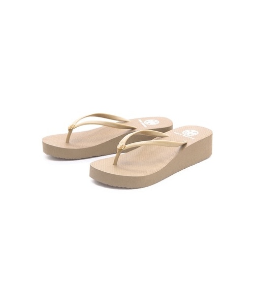 TORY BURCH（トリーバーチ）の「Tory Burch Wedge Thin Flip Flops（サンダル・Khaki/khaki/Black/Black・8/10/9）」の10枚目の写真