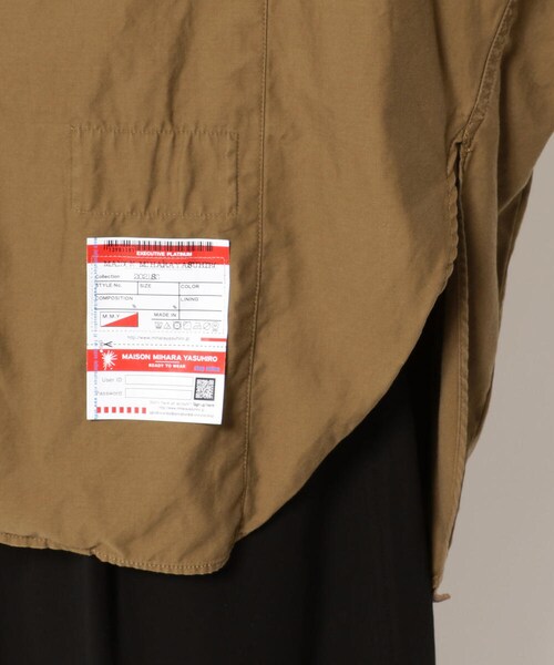 MIHARAYASUHIRO（ミハラヤスヒロ）の「Maison MIHARAYASUHIRO/メゾン ミハラヤスヒロ/RESIZED MILLITARY SH IRTS（トップス・メンズ・BROWN・44/46）」の8枚目の写真