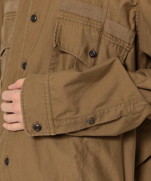 MIHARAYASUHIRO（ミハラヤスヒロ）の「Maison MIHARAYASUHIRO/メゾン ミハラヤスヒロ/RESIZED MILLITARY SH IRTS（トップス・メンズ・BROWN・44/46）」の7枚目の写真