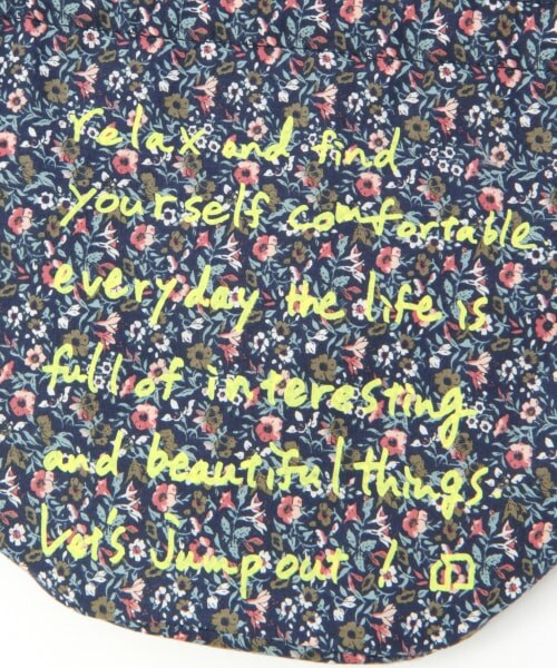 studio CLIP（スタディオクリップ）の「プリントオンアソート巾着バッグ（バッグ・グレージュ/ブラック/ピンク/キナリ/イエロー/ネイビー）」の21枚目の写真