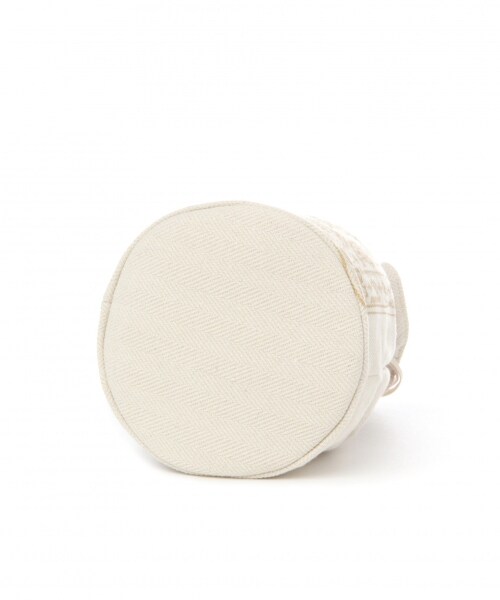 studio CLIP（スタディオクリップ）の「プリントオンアソート巾着バッグ（バッグ・グレージュ/ブラック/ピンク/キナリ/イエロー/ネイビー）」の10枚目の写真