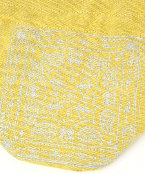 studio CLIP（スタディオクリップ）の「プリントオンアソート巾着バッグ（バッグ・グレージュ/ブラック/ピンク/キナリ/イエロー/ネイビー）」の20枚目の写真