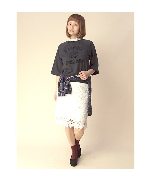 w closet(ダブルクローゼット)の「ビエラ起毛ポケット付チェックシャツ(トップス・レディース・レッドベース/ブルーベース/ネイビーベース/グリーンベース・FREE)」の11枚目の写真