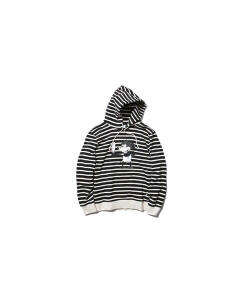 LIFUL MINIMAL GARMENTS.(ライフルミニマルガーメンツ)の「LIFUL X DISNEY STRIPE HOODIE(トップス・メンズ・その他・S/M/L)」の1枚目の写真
