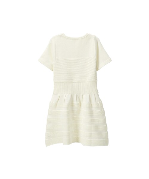 gracegift(グレースギフト)の「甜蜜序曲 韓國針織娃娃洋裝(ワンピース/ドレス・レディース・白・F)」の2枚目の写真