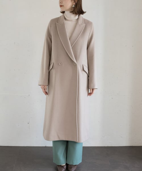 美品　カシミヤ混チェスターコート　アーバンリサーチロッソ URBAN RESEARCH ROSSO WOMEN（アーバンリサーチ ロッソ）の