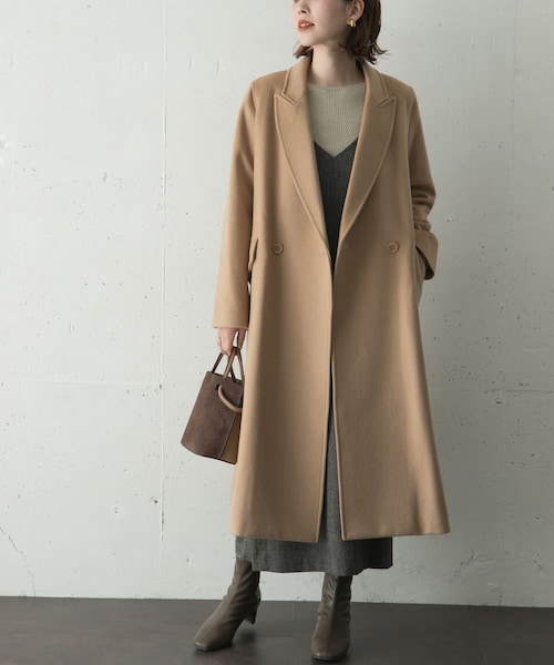 URBAN RESEARCH ROSSO カシミア混　コート　新品未使用　黒 カシミヤ混コート[RA47-27C701]｜URBAN RESEARCH公式
