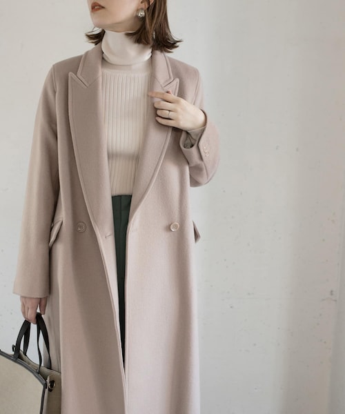 カシミヤ混ショートビーバーコート／アーバンリサーチ ロッソ カシミヤ混ショートビーバーコート／アーバンリサーチ ロッソ
