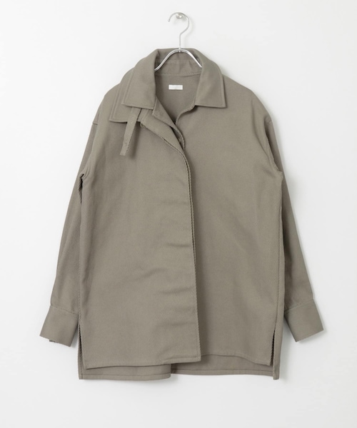 スーパーセール期間限定 SEEALL（シーオール）の「SEEALL OVERSIZED MILITARY SHIRTS トップス