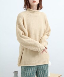 SENSE OF PLACE by URBAN RESEARCH（センスオブプレイスバイアーバンリサーチ）の「【WEB限定】ヘンケイアミハイネックセーター（その他・レディース）」