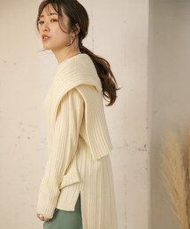 ITEMS URBANRESEARCH（アイテムズ アーバンリサーチ）の「ヘンリーネックニット（その他・レディース）」
