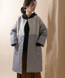 audrey and john wad（オードリーアンドジョンワッド）の「Audrey and John Wad ネック切替コート（その他・レディース）」