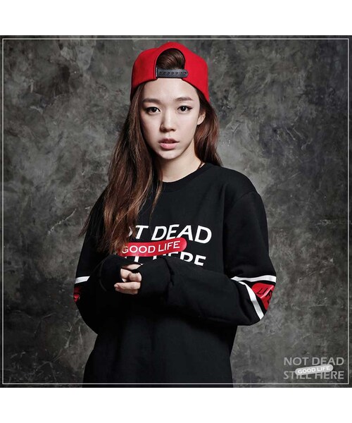 ROMANTIC CROWN（ロマンティッククラウン）の「GOOD LIFE CREWNECK（その他・メンズ・BLK・S/M/L/XL）」の6枚目の写真