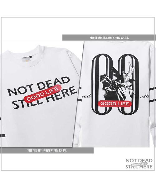 ROMANTIC CROWN(ロマンティッククラウン)の「GOOD LIFE CREWNECK(その他・メンズ・WHT・S/M/L/XL)」の12枚目の写真