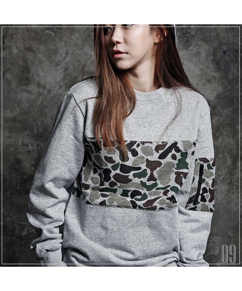 ROMANTIC CROWN（ロマンティッククラウン）の「OUT POCKET CREWNECK（その他・メンズ・GRY・S/M/L/XL）」の7枚目の写真