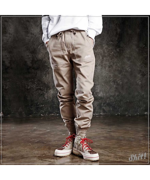 ROMANTIC CROWN（ロマンティッククラウン）の「COTTON JOGGER PANTS（その他・メンズ・BEI・M/L/XL）」の4枚目の写真