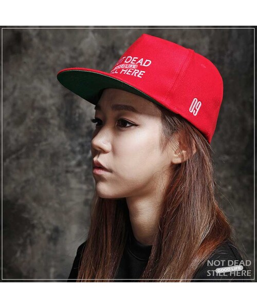 ROMANTIC CROWN（ロマンティッククラウン）の「GOOD LIFE SNAPBACK（その他・メンズ・RED）」の5枚目の写真