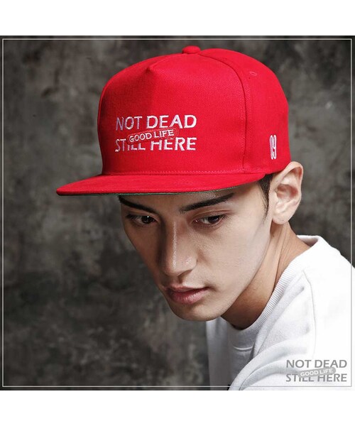 ROMANTIC CROWN（ロマンティッククラウン）の「GOOD LIFE SNAPBACK（その他・メンズ・RED）」の2枚目の写真